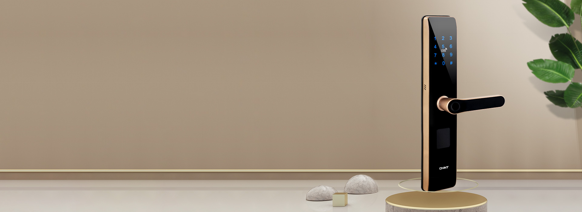 LOCK1-05系列一握開智能鎖 正泰...