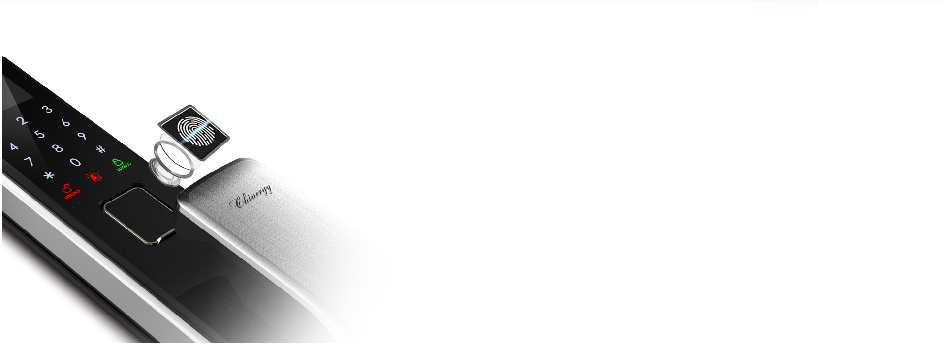 靈活迅速的指紋識別 正泰智能鎖LOCK...