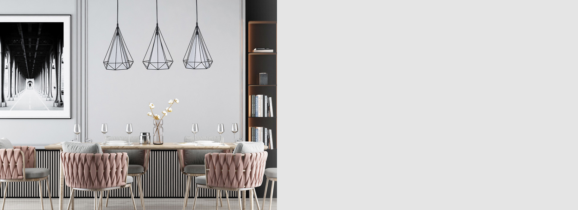 溫馨的光線，為家增添了暖意。 食物的鮮...