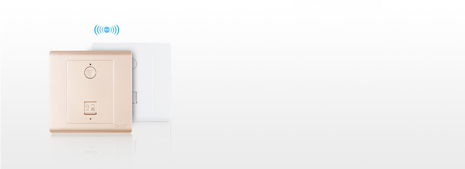 入墻式安裝，精致又美觀 采用86型面板...