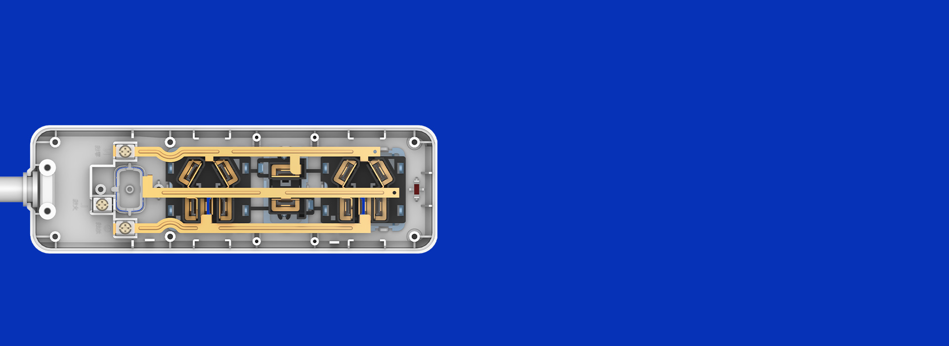 一體化高精銅條 導(dǎo)電性好，電流傳輸平穩(wěn)...