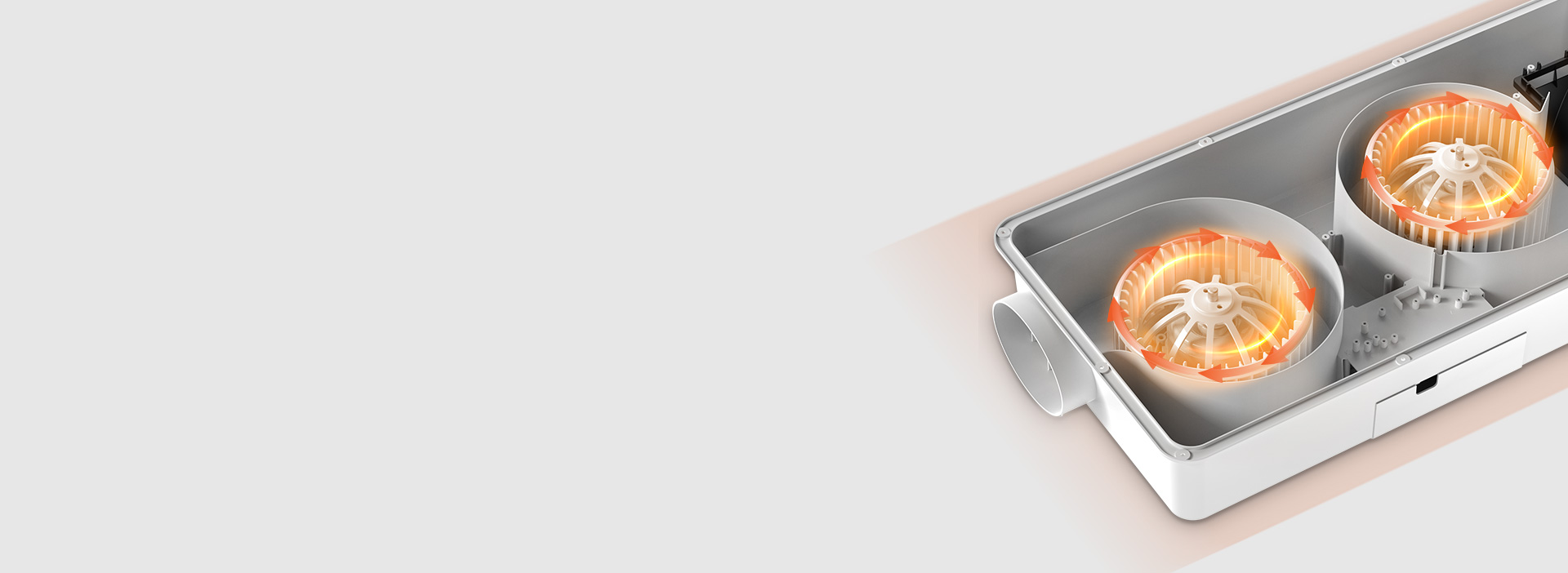 雙核塑封電機(jī)，穩(wěn)定運(yùn)行噪音低 動力強(qiáng)勁...