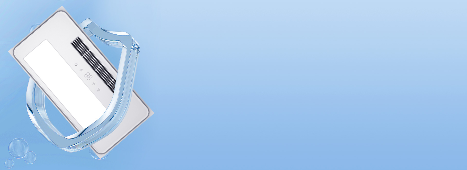 嚴密防水，安心沐浴 取暖換氣采用雙核塑...