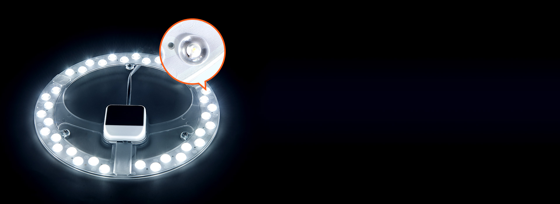 加裝透鏡，光線均勻柔和 每顆燈珠均裝光...