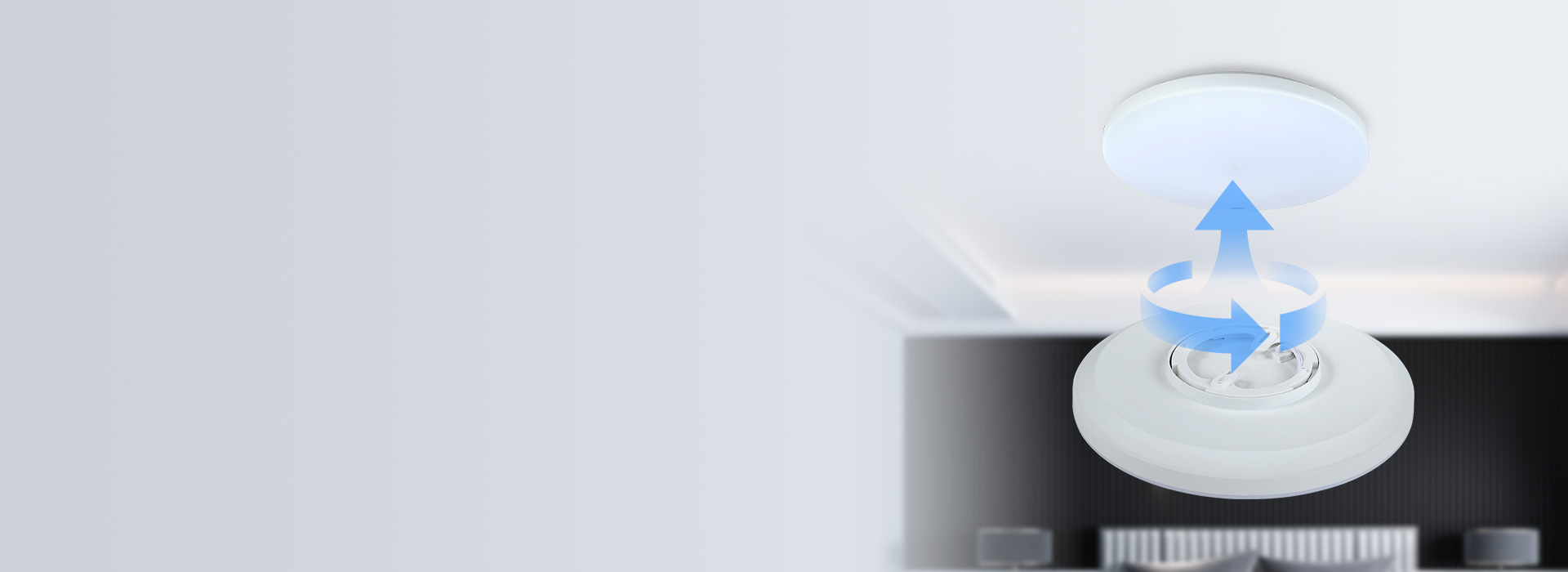 安裝簡單，輕松替換使用 旋轉式安裝，燈...