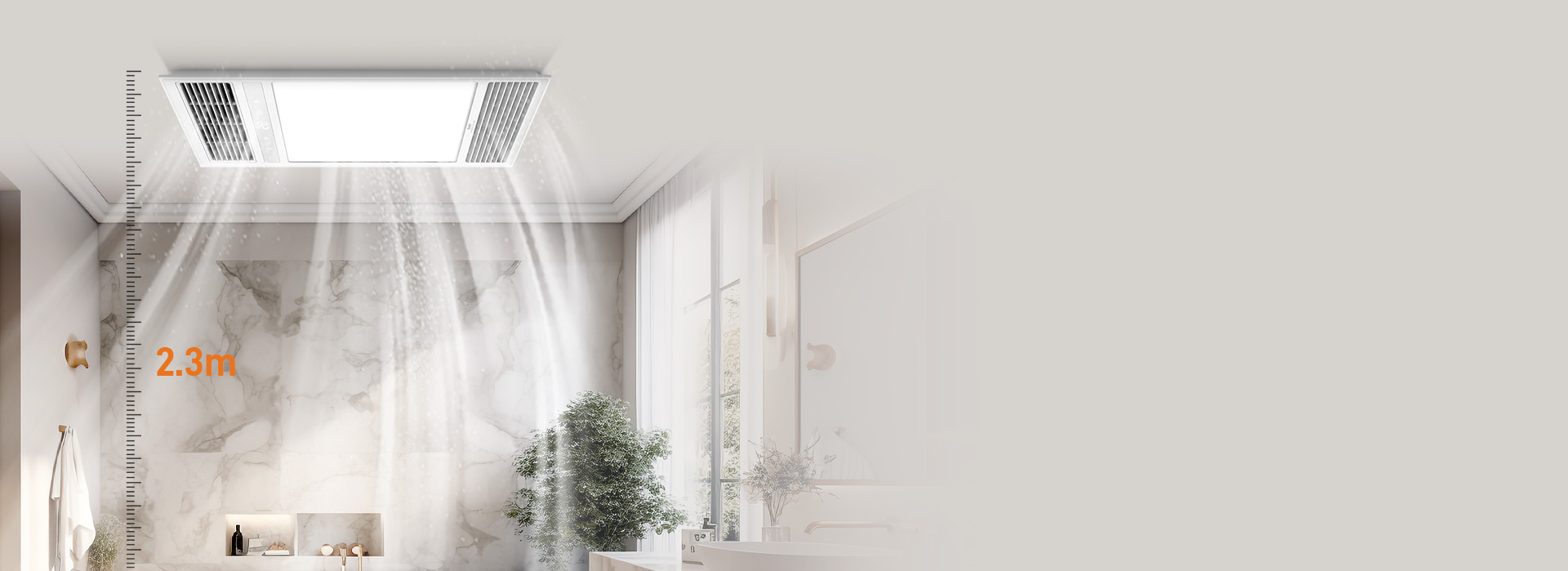 強勁送風，快速換氣 150mm大風輪，...